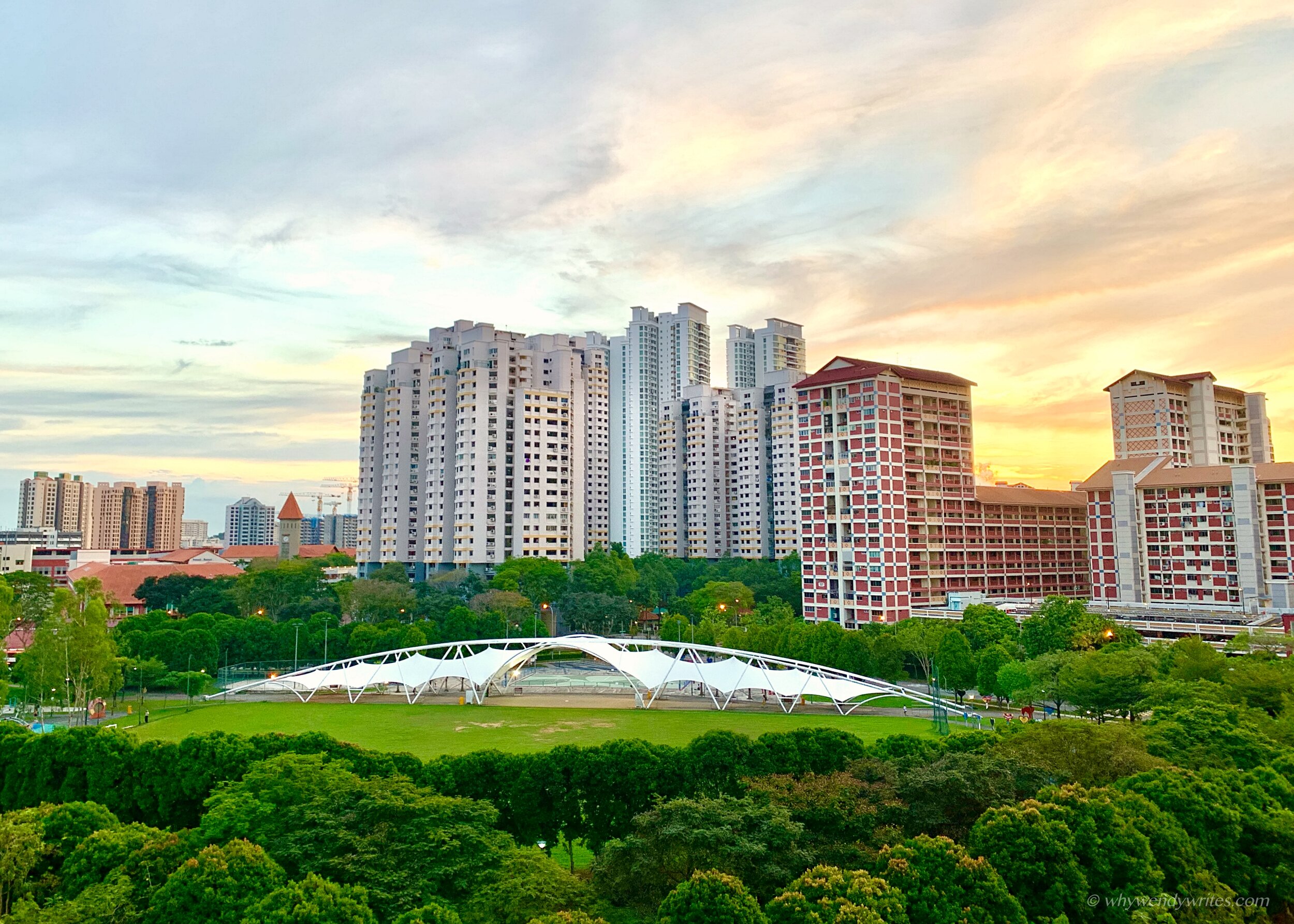 My view from a humble HDB flat in Bishan