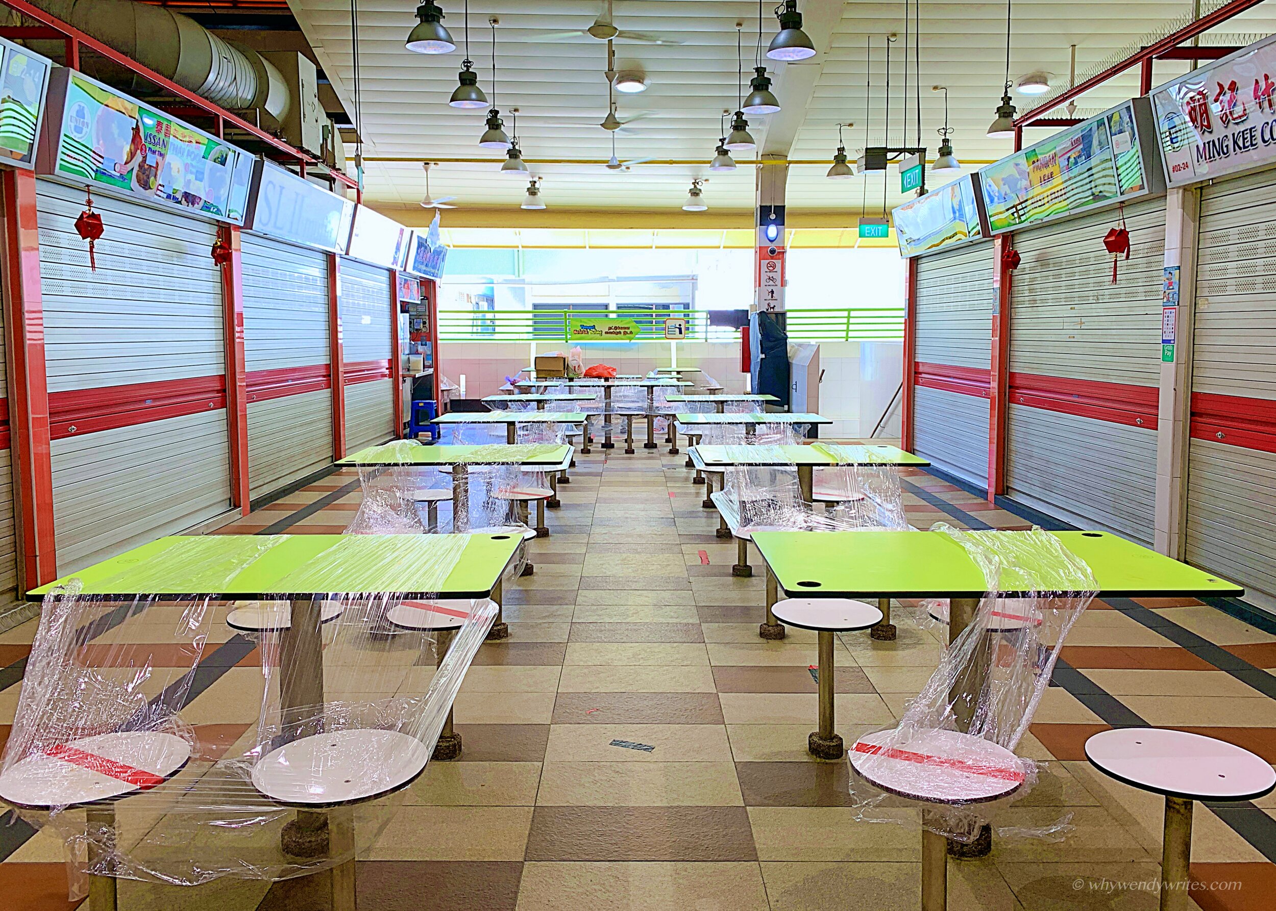 A quiet afternoon at Tanjong Pager Plaza Market