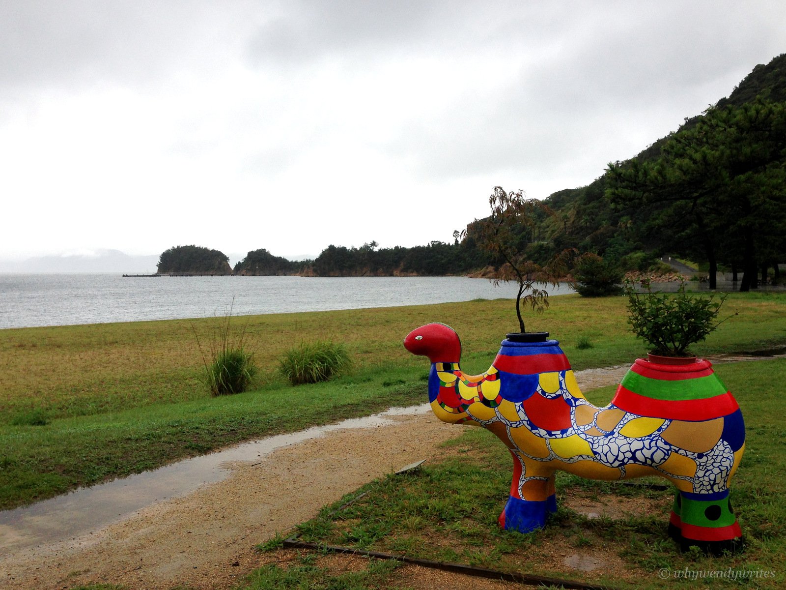 Niki de Saint Phalle's Camel (Benesse House Museum’s surroundings)