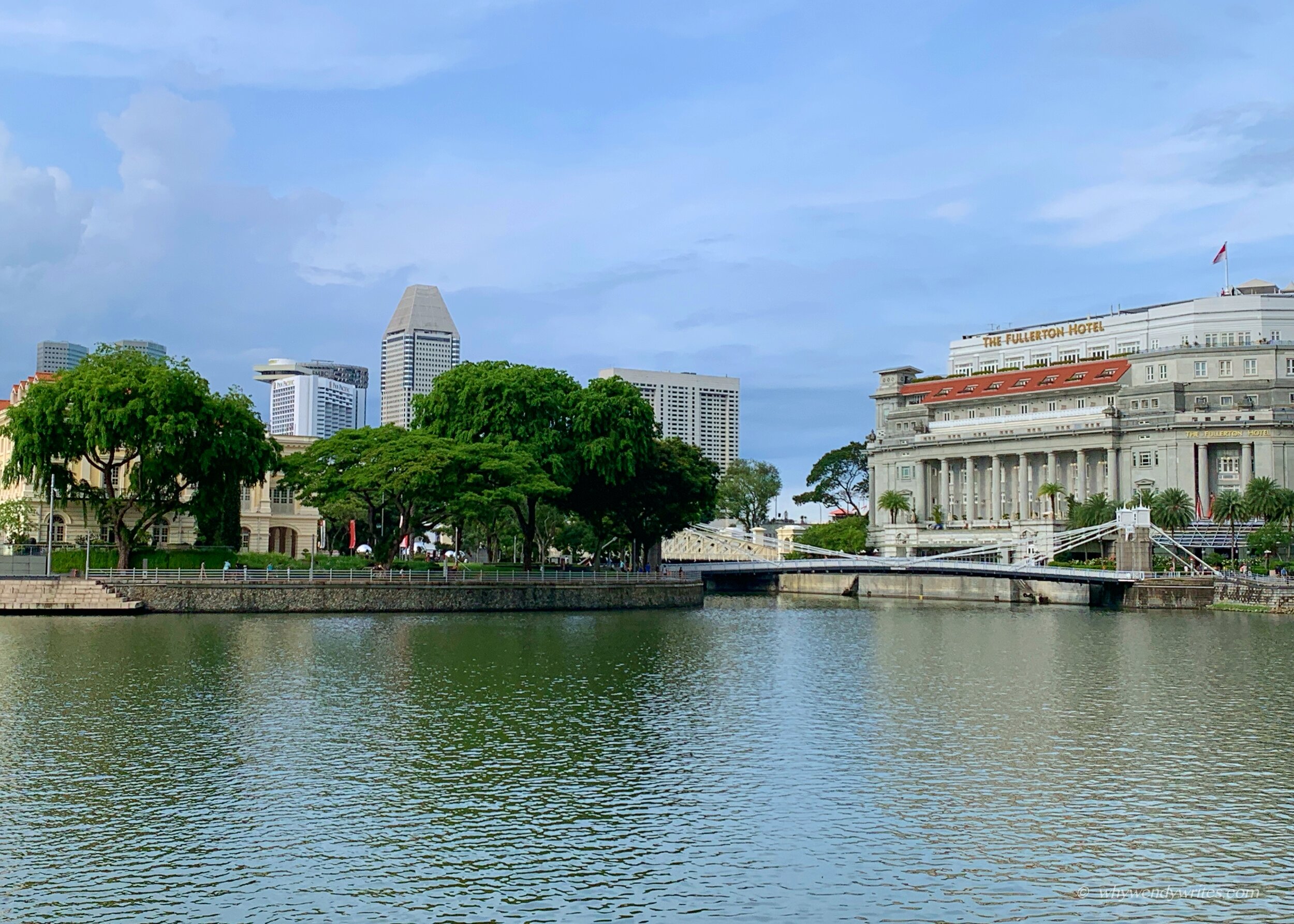 A calm Singapore River on a Circuit Breaker weekend