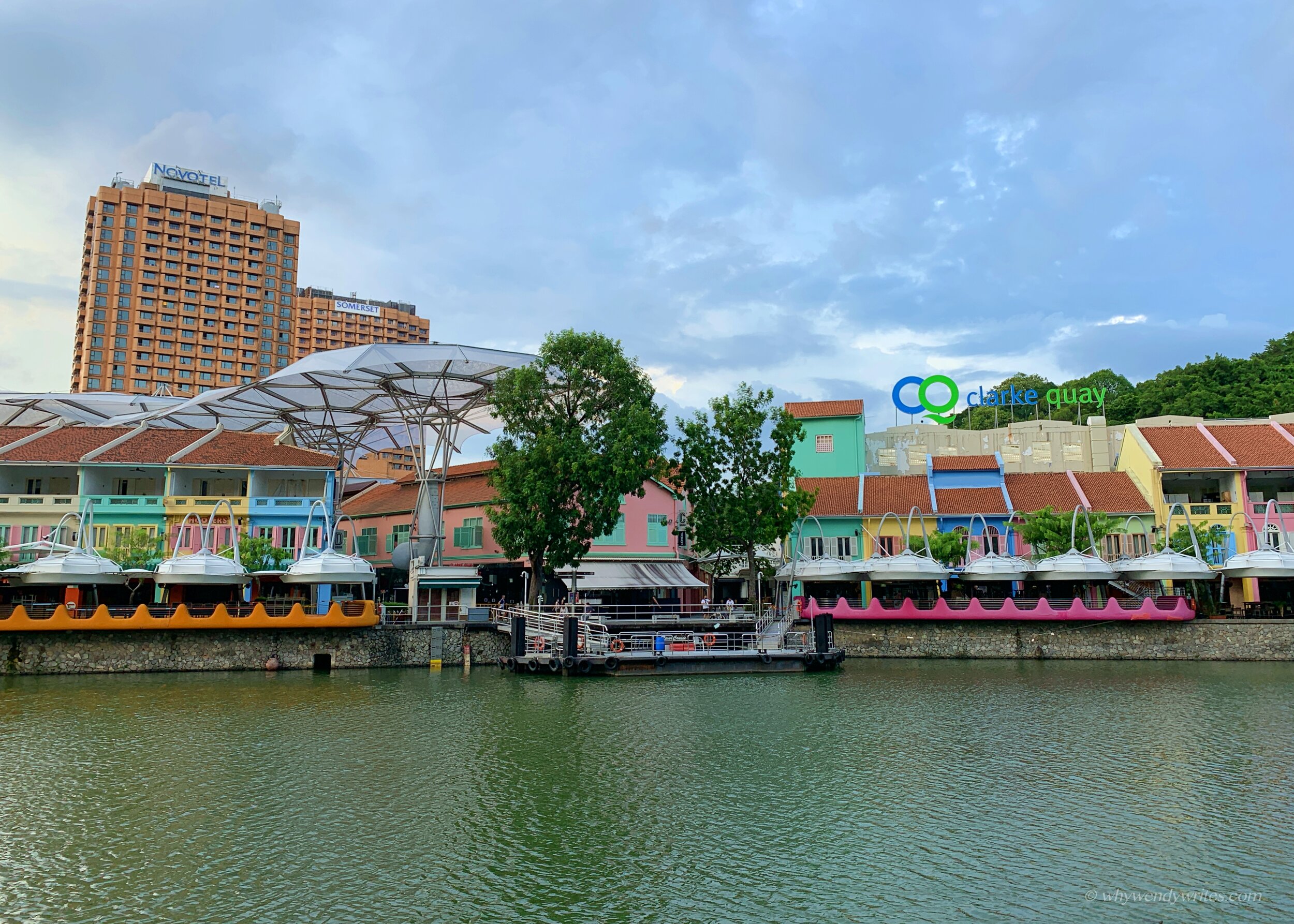 Clarke Quay without the revellers