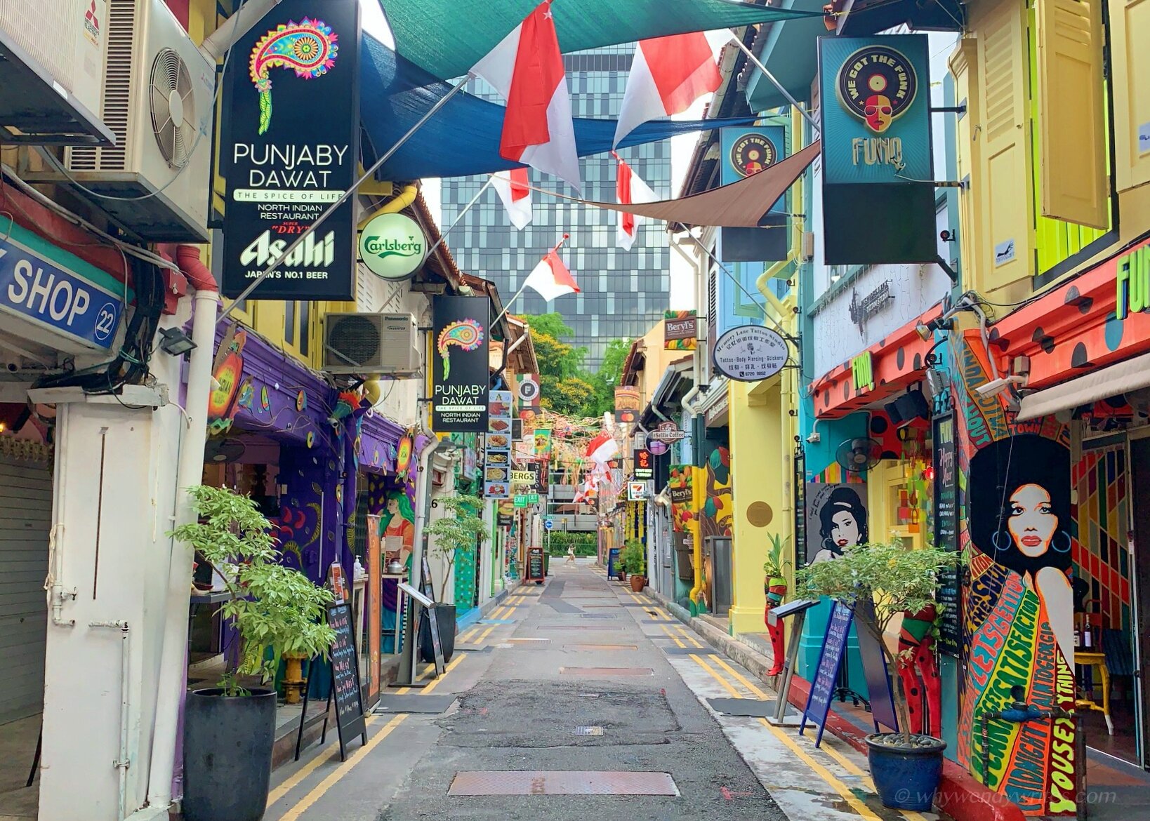 No humans; just colours at Haji Lane