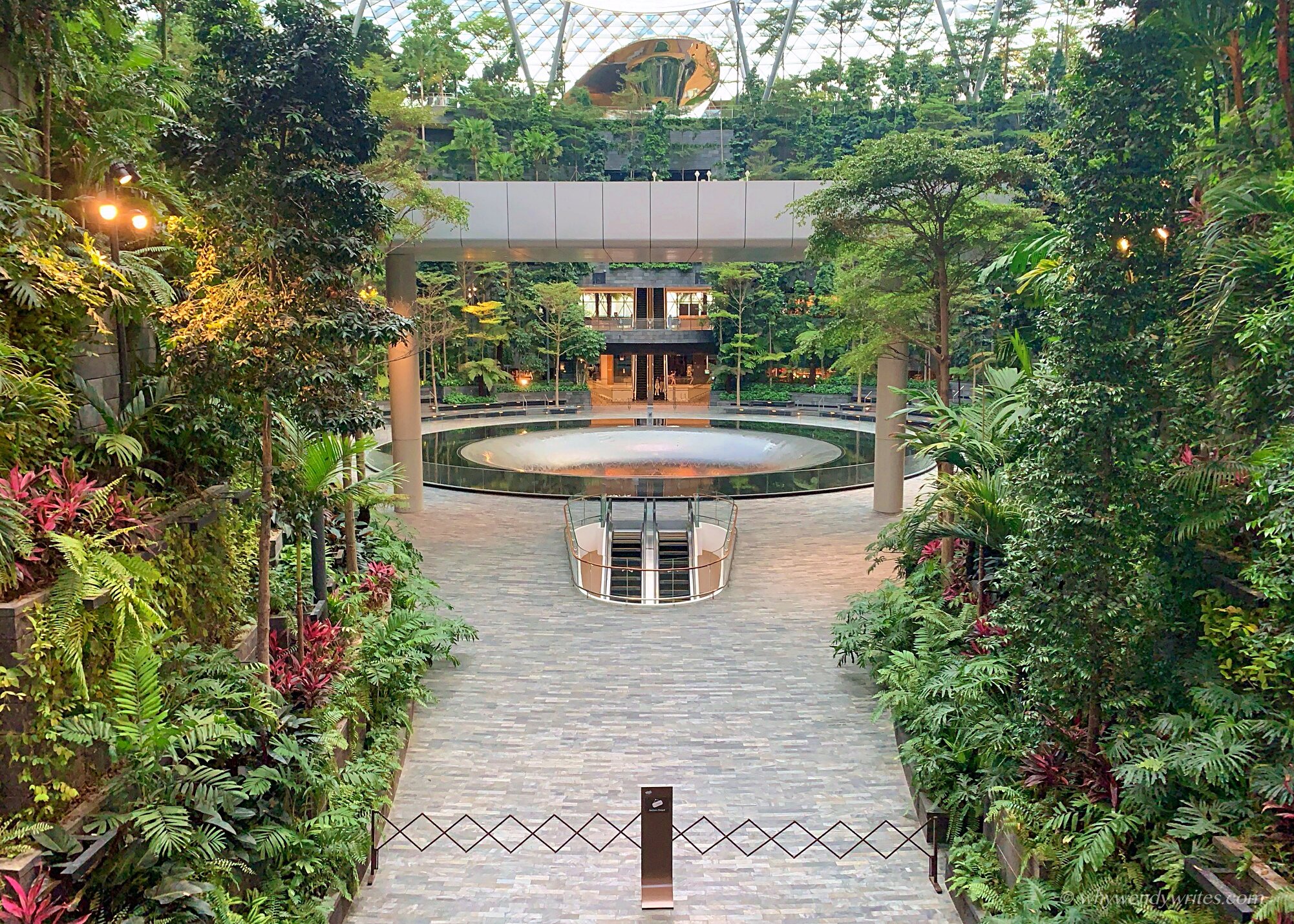 Jewel Changi Airport without waterfall